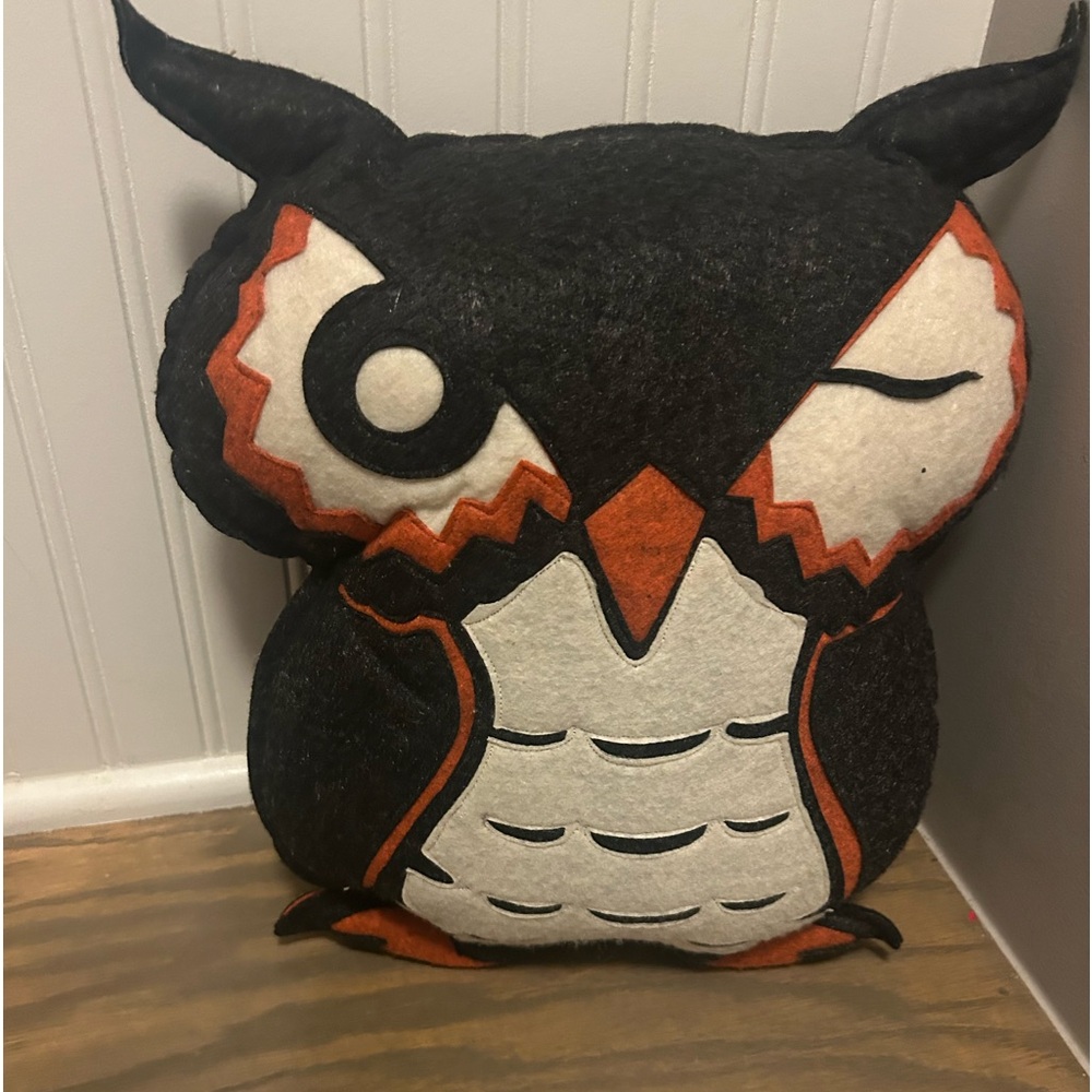 Decorative Owl Felt Pillow